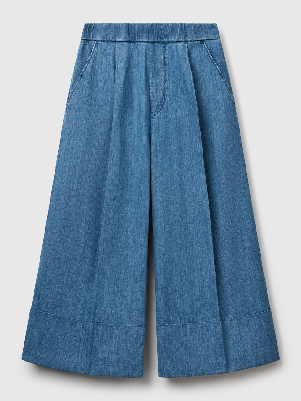 Cropped denim trousers - ucb_image_FS