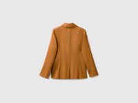 Blazer de abotoadura simples em linho puro - ucb_image_BS