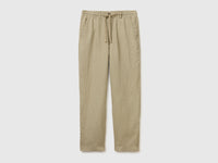 Pure linen drawstring trousers - ucb_image_FS