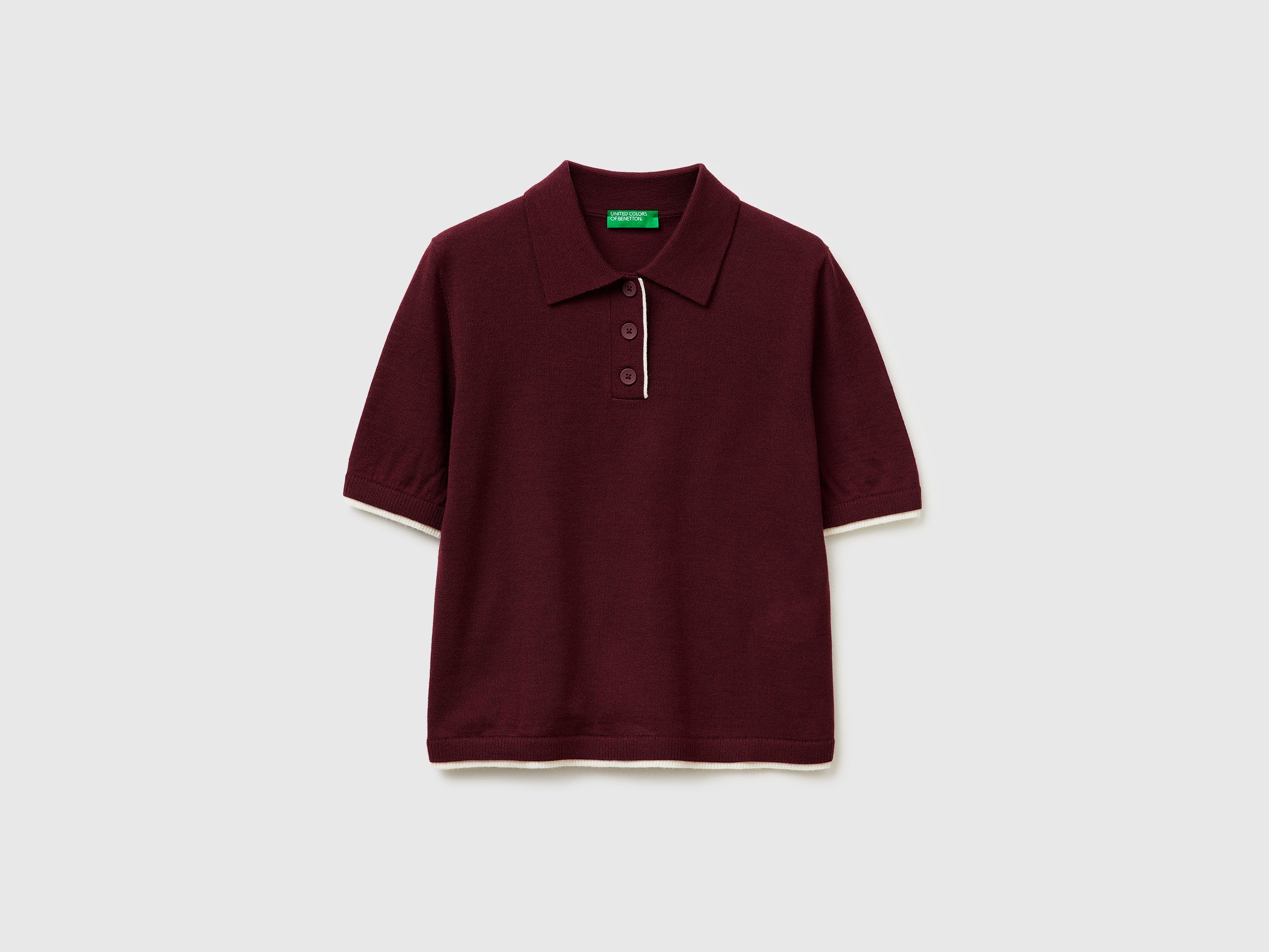 100% Merino wool polo shirt - ucb_image_FS