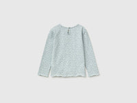T-shirt às flores em algodão stretch - ucb_image_BS