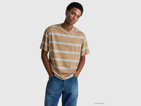 T-shirt às riscas em algodão puro - ucb_image_F