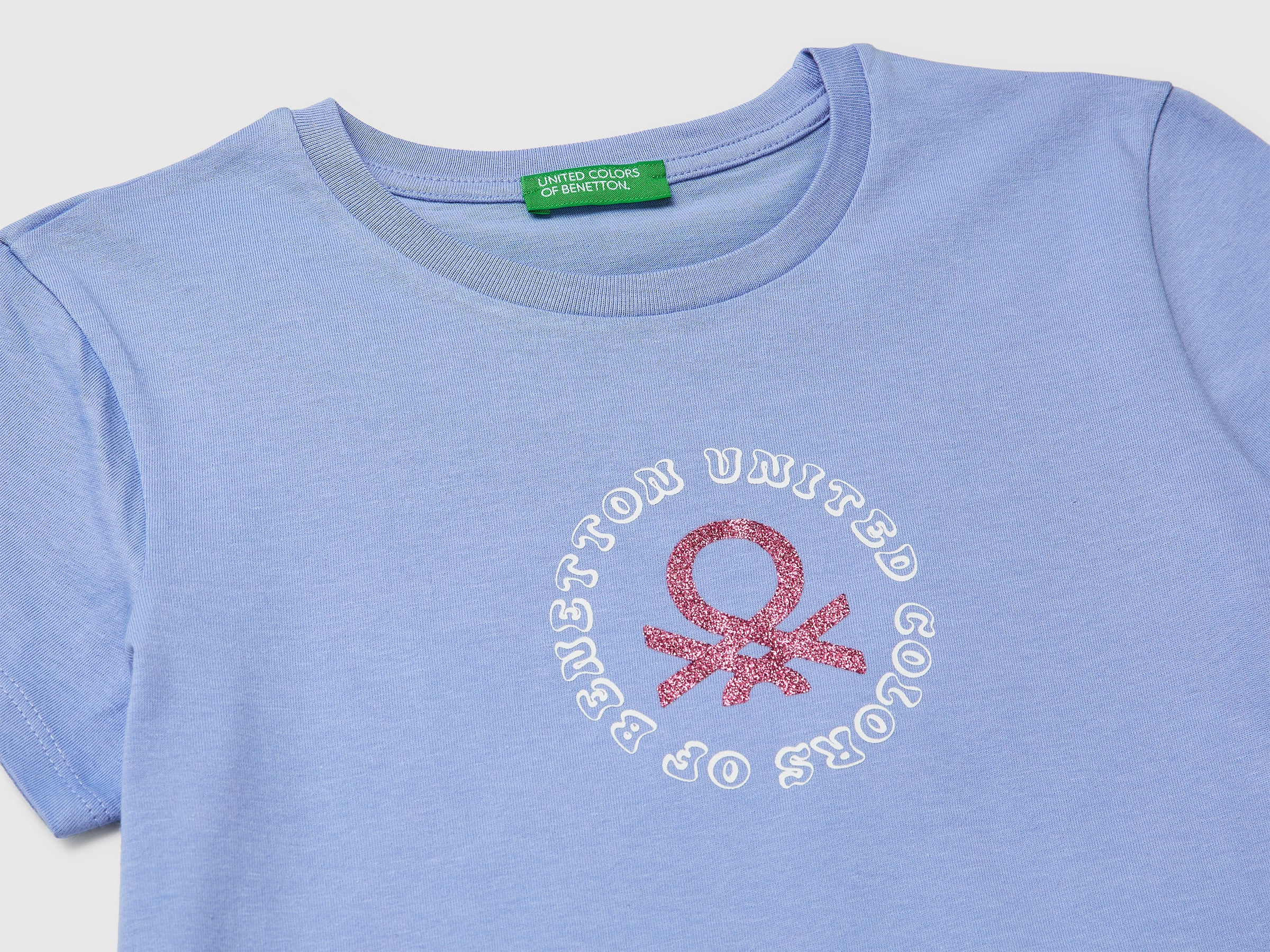 T-shirt with glitter print - ucb_image_DS1