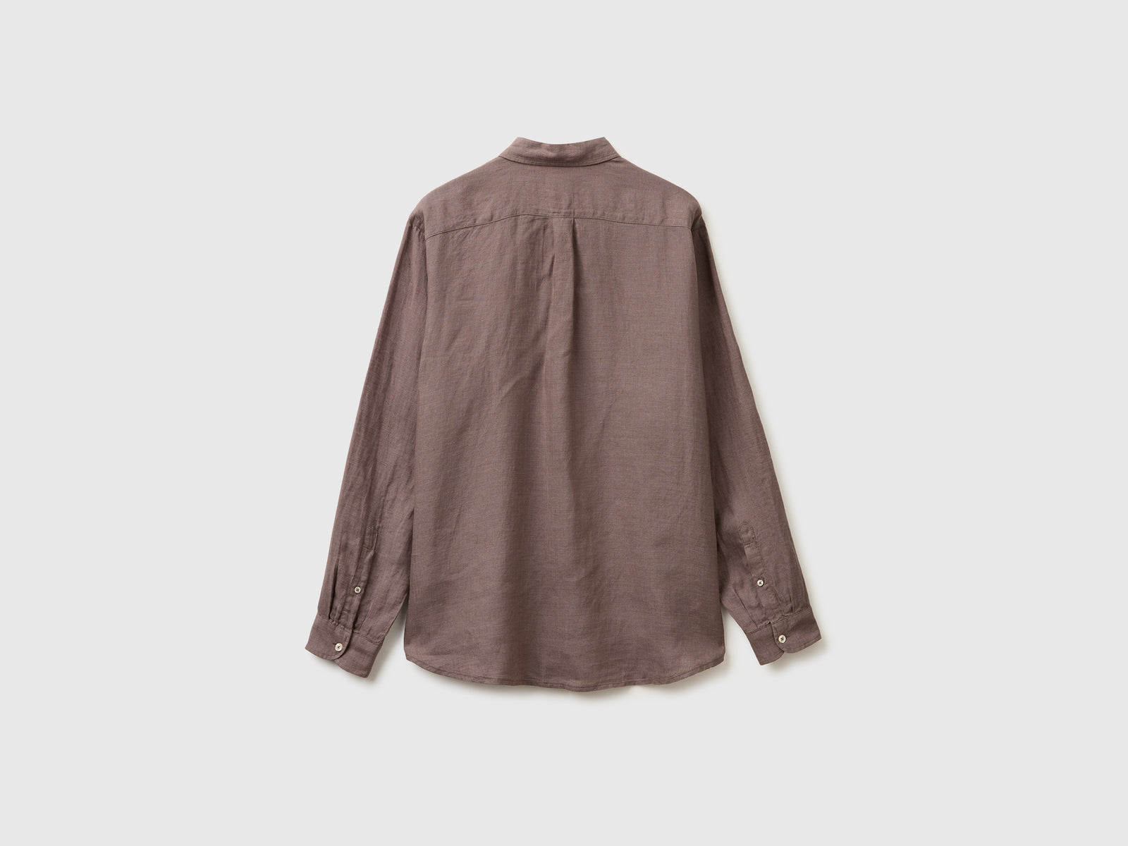 Brown pure linen shirt - ucb_image_BS