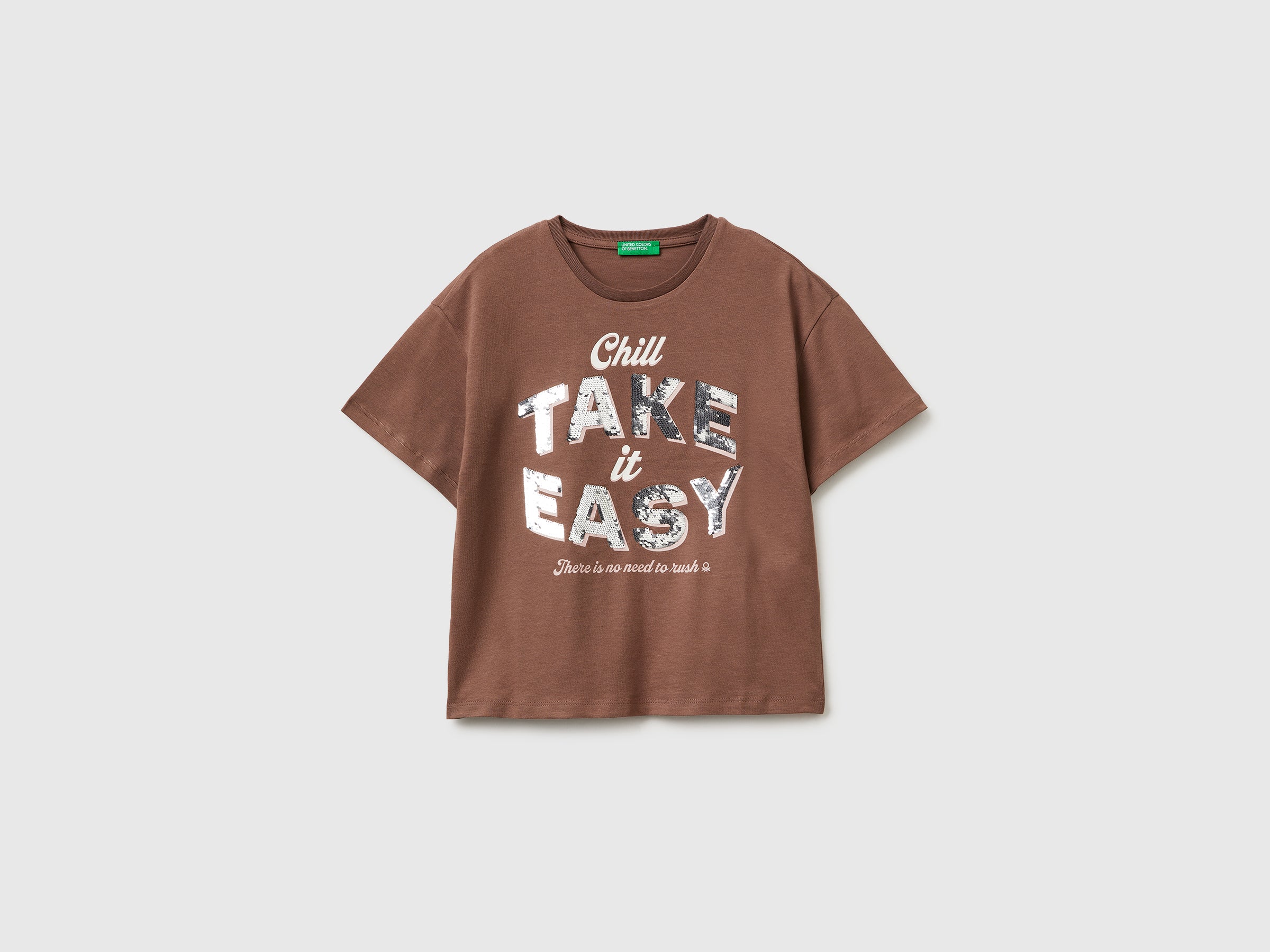 T-shirt with print and sequins - ucb_image_FS