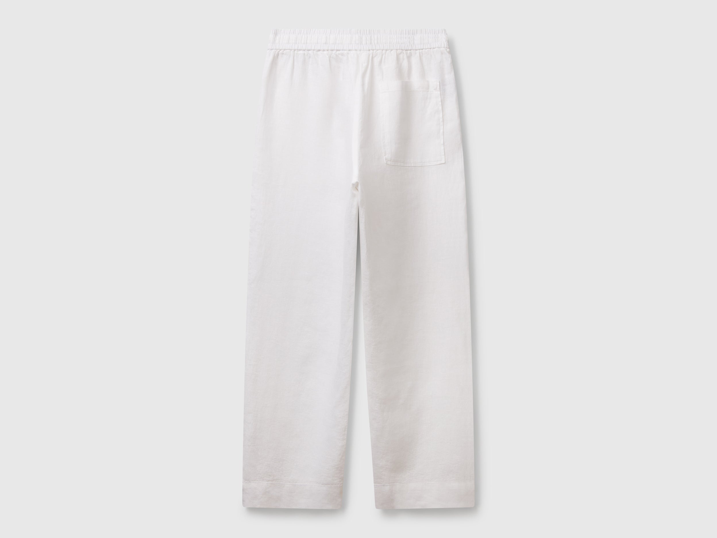 Trousers in pure linen with elastic - ucb_image_BS