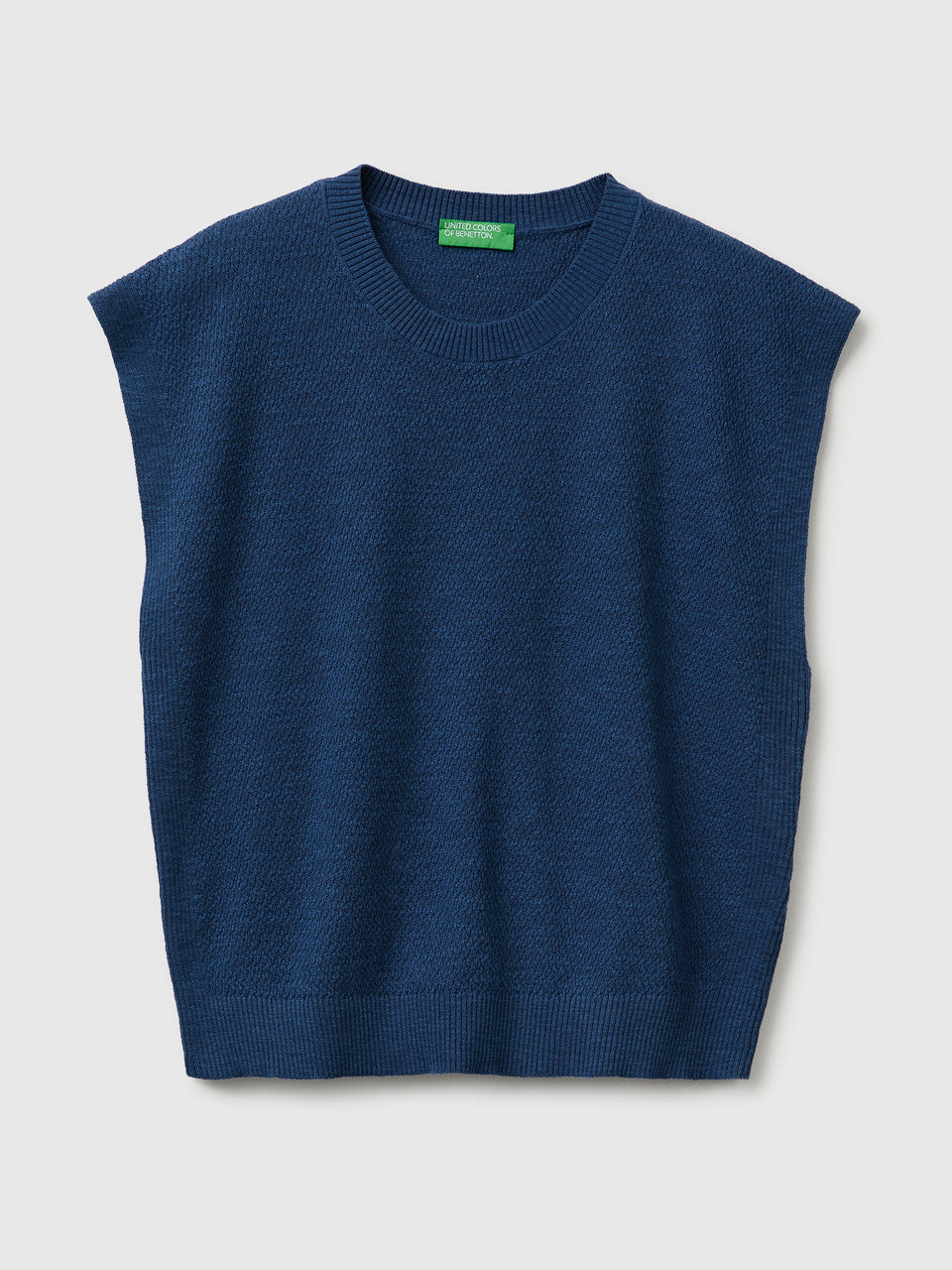 Sleeveless linen blend sweater - ucb_image_FS