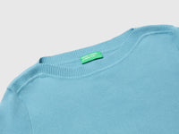 Powder blue sweater with boat neck - ucb_image_DS1