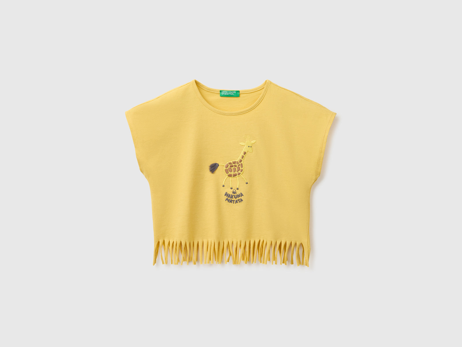 T-shirt com franjas e bordado - ucb_image_FS