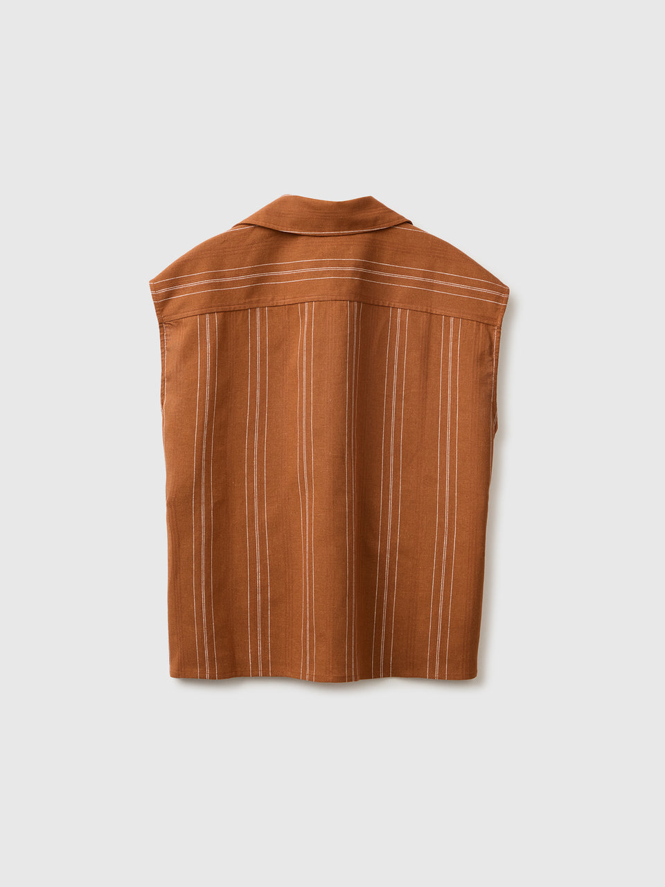 Blusa cruzada em mistura de linho - ucb_image_BS