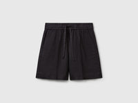 Shorts em linho puro com cordão de ajuste - ucb_image_FS