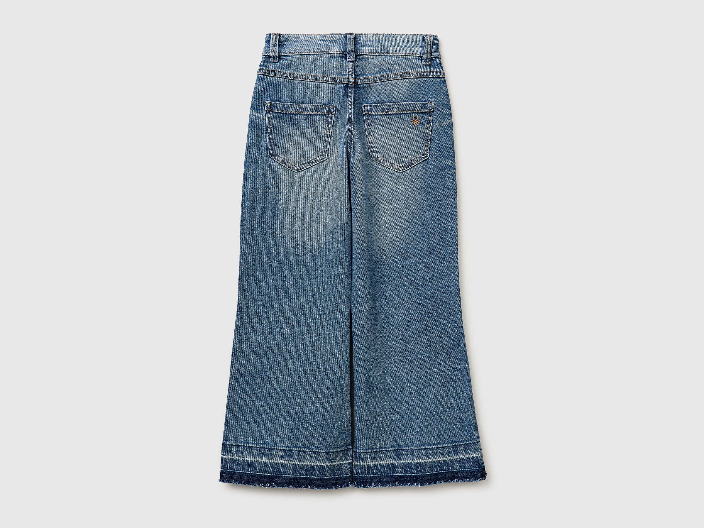 Flare fit jeans with gingham scarf - ucb_image_BS