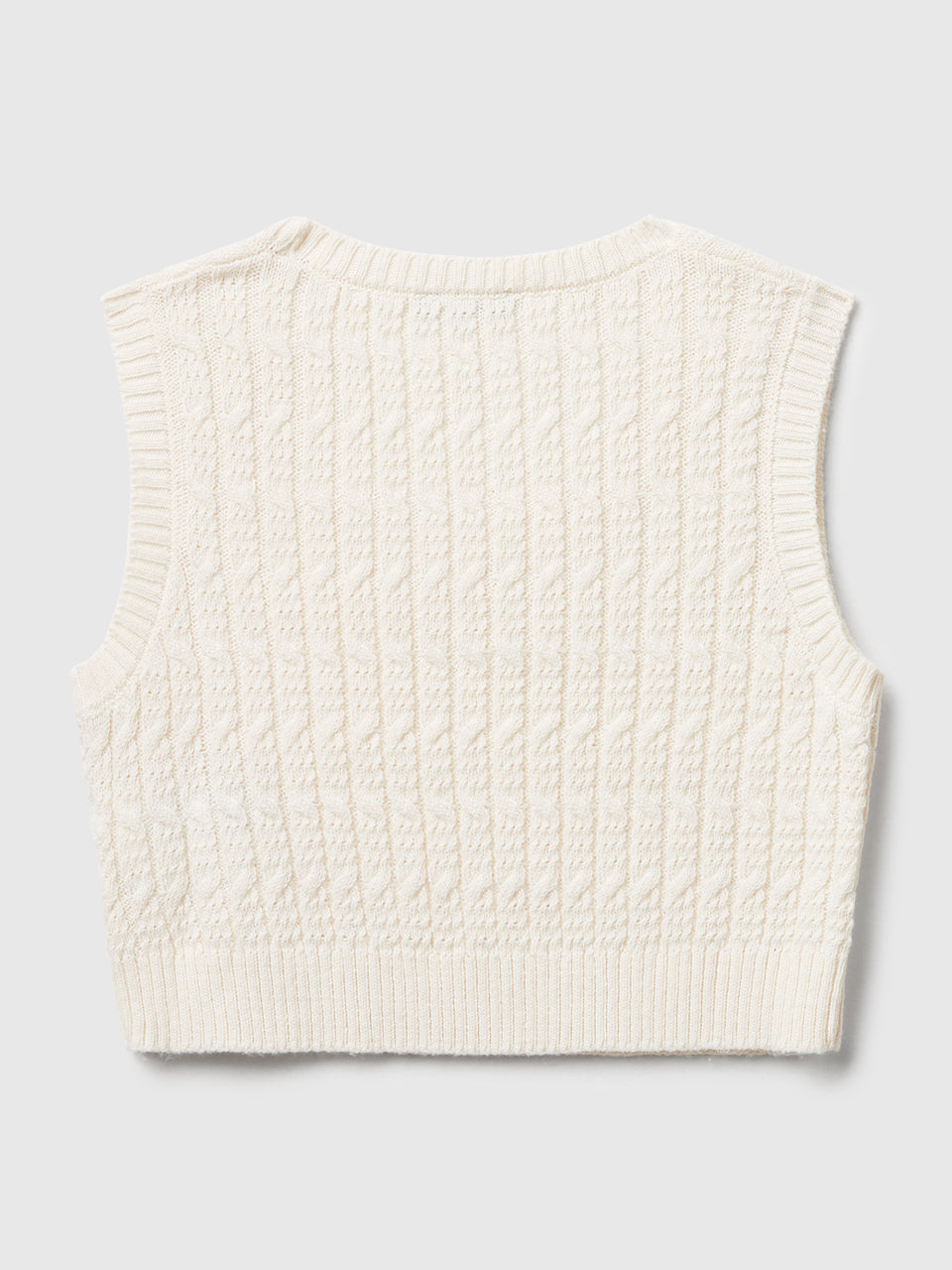 Gilet in maglia con trecce - ucb_image_BS