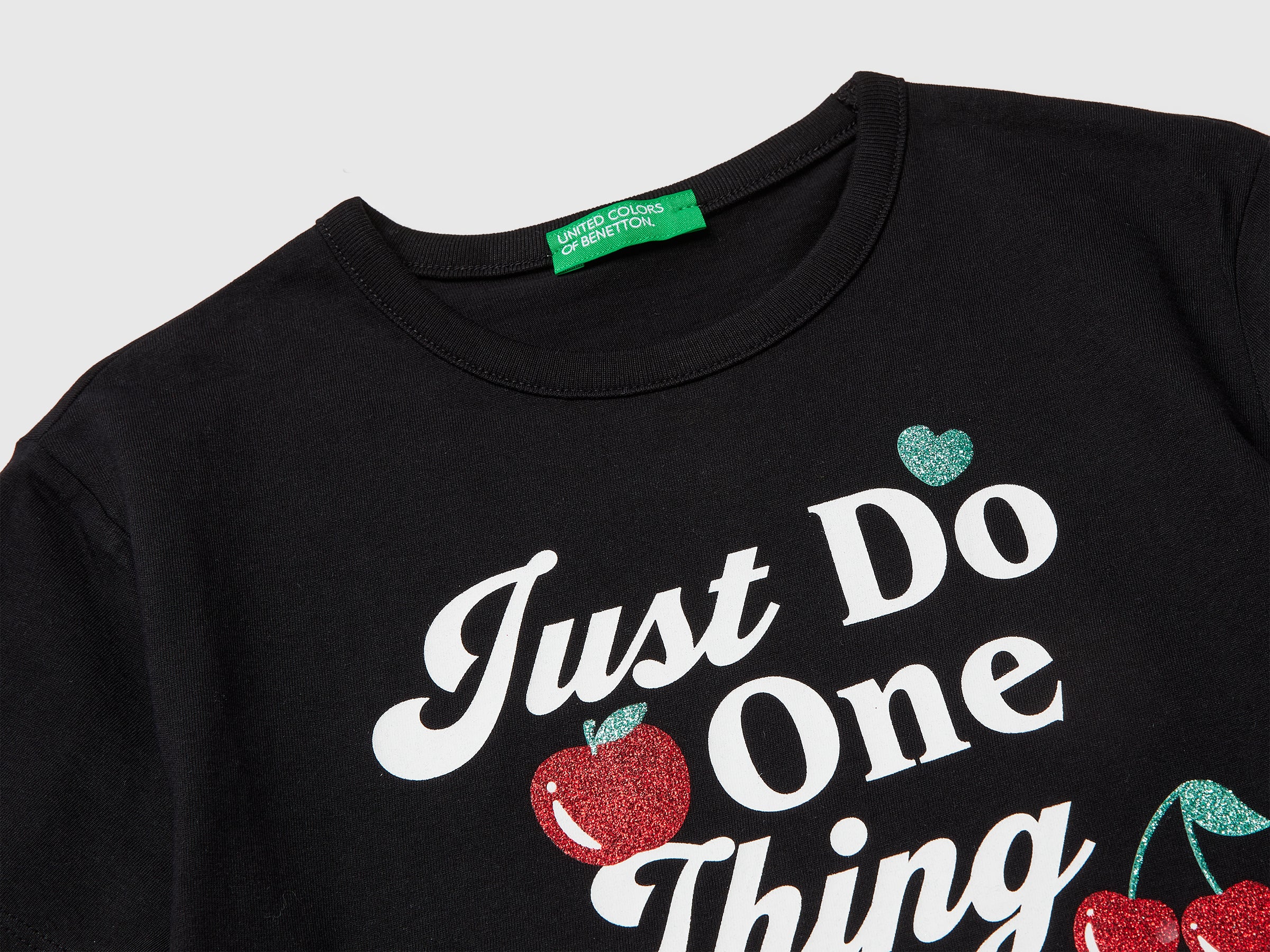 T-shirt with print and glitter - ucb_image_DS1