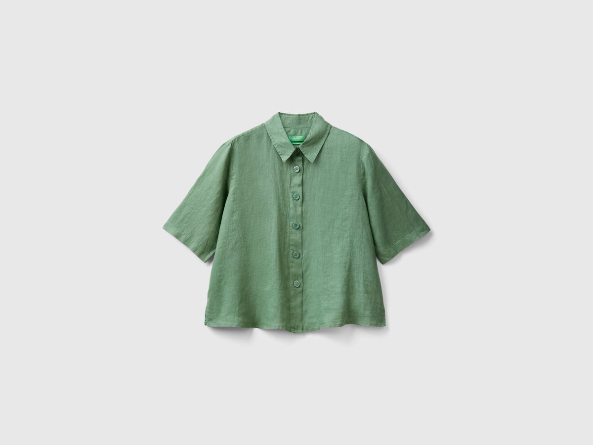 Camisa curta em puro linho - ucb_image_FS