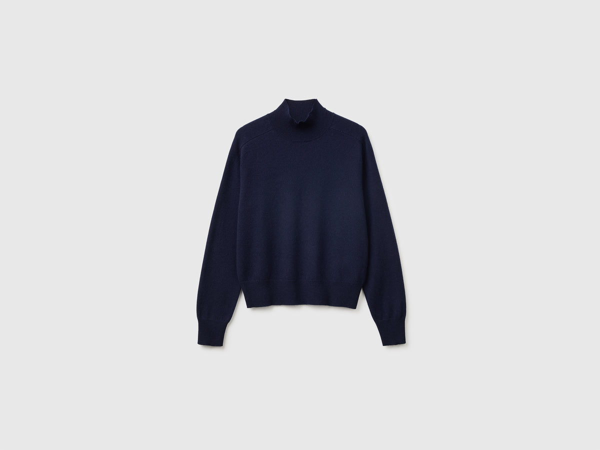 Camisola de gola alta em mistura de caxemira - ucb_image_FS