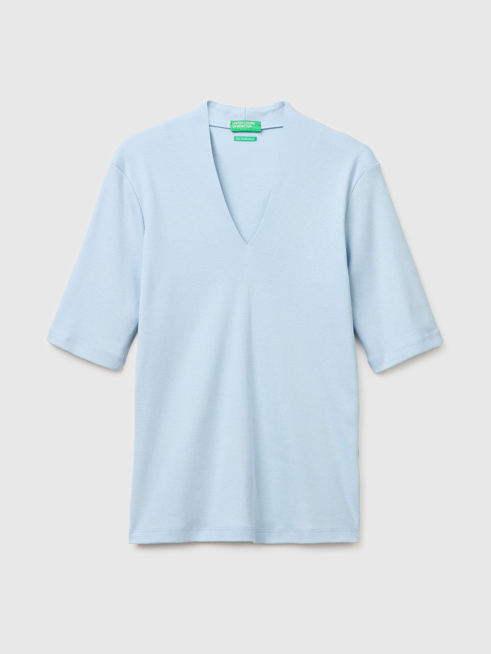 T-shirt slim fit em algodão de fibra longa - ucb_image_FS