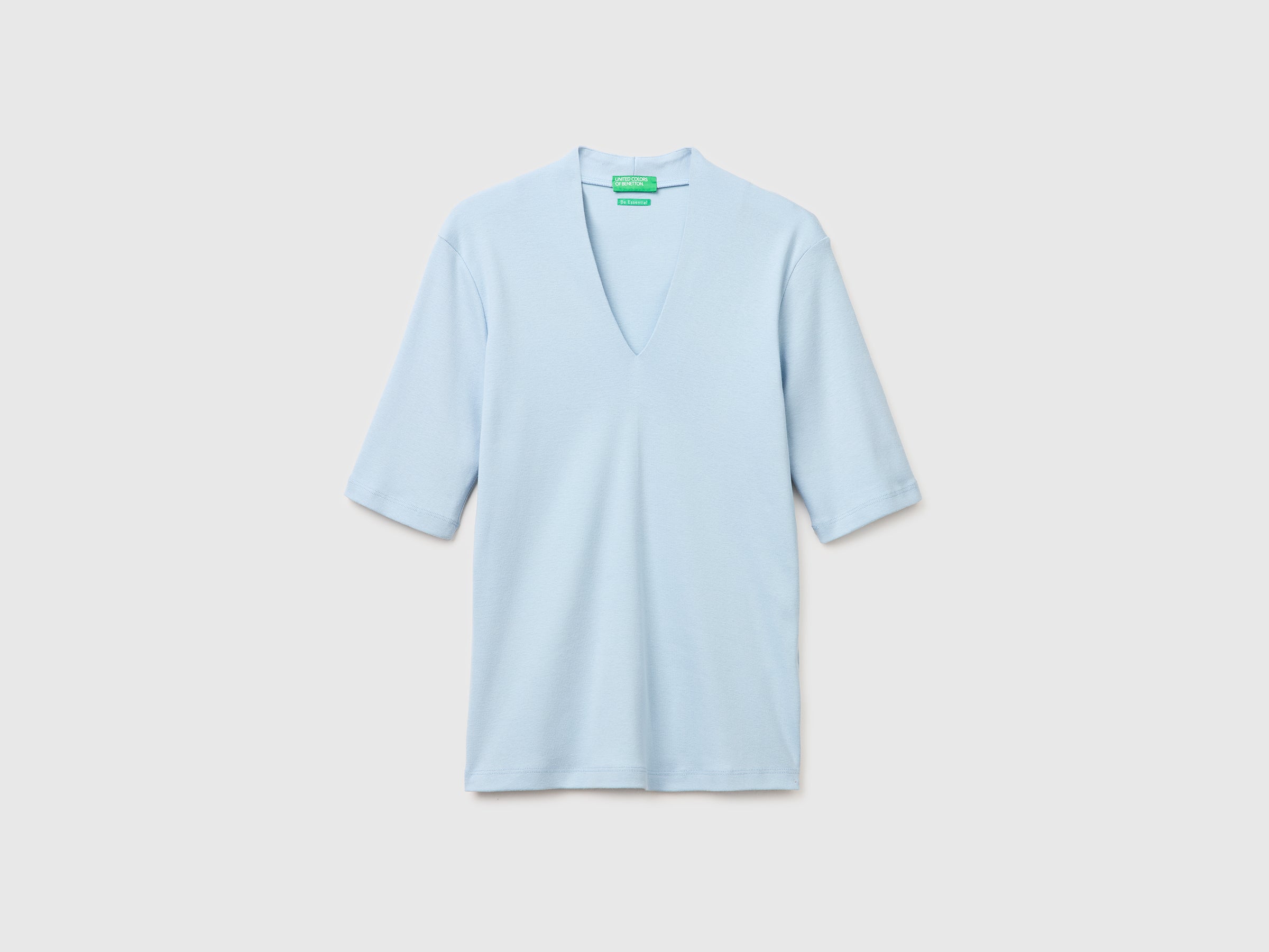 T-shirt slim fit em algodão de fibra longa - ucb_image_FS