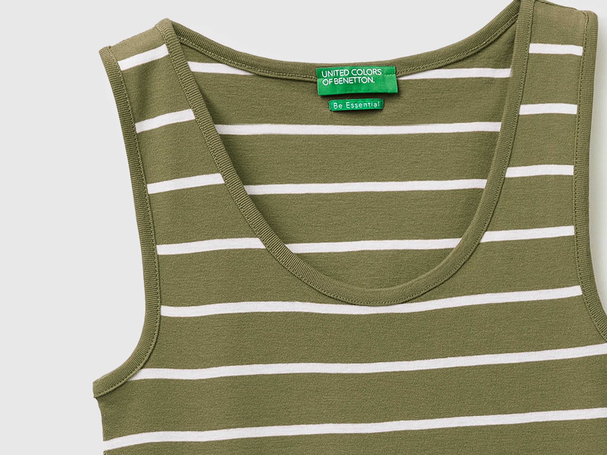 Striped tank top in pure cotton - ucb_image_DS1