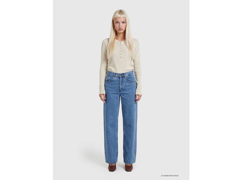 Jeans wide fit lavagem clara - ucb_image_FY