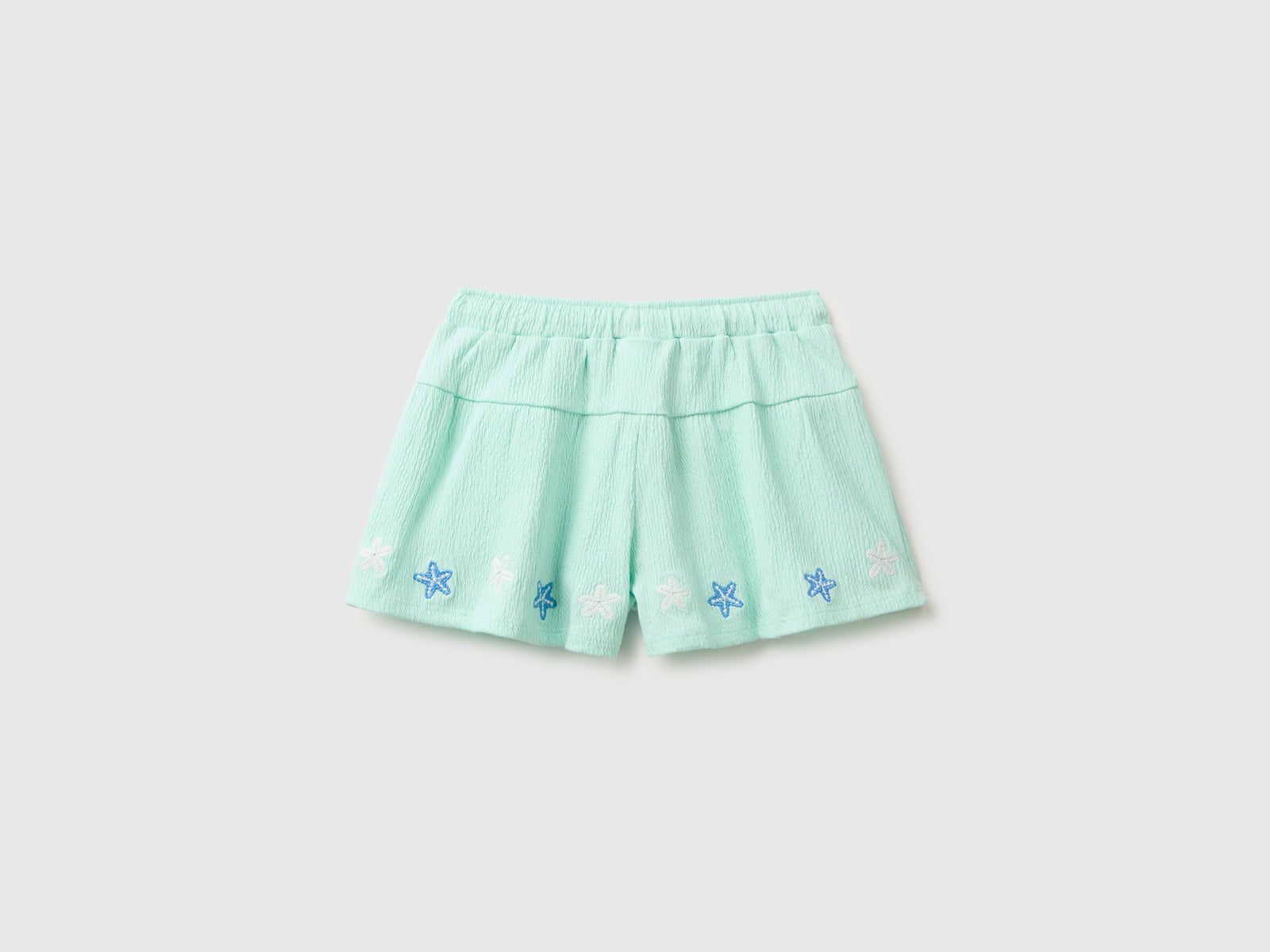 Flared shorts with embroidery - ucb_image_BS