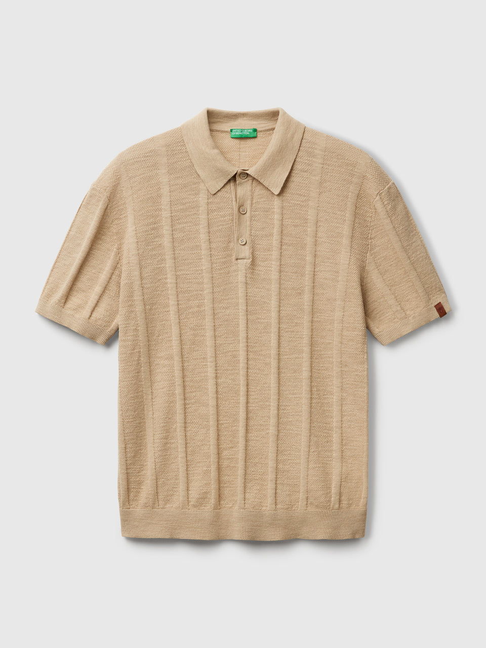 Polo de malha em mistura de linho - ucb_image_FS