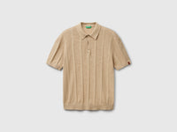 Polo de malha em mistura de linho - ucb_image_FS