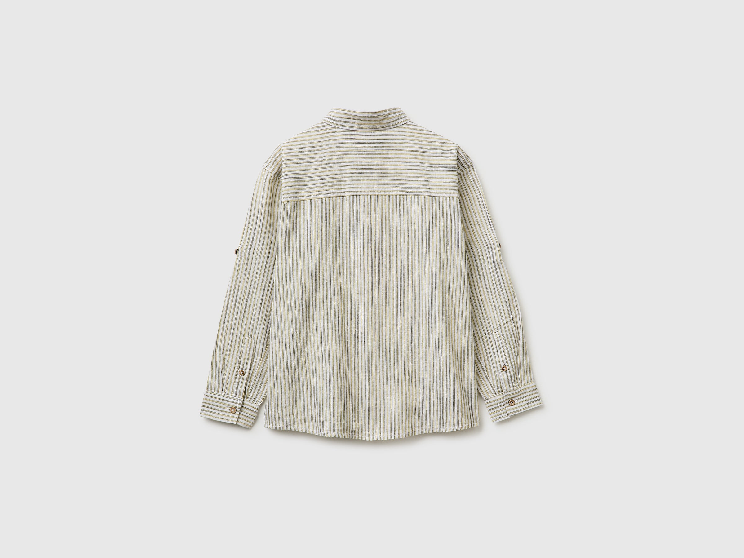 Striped linen blend shirt - ucb_image_BS