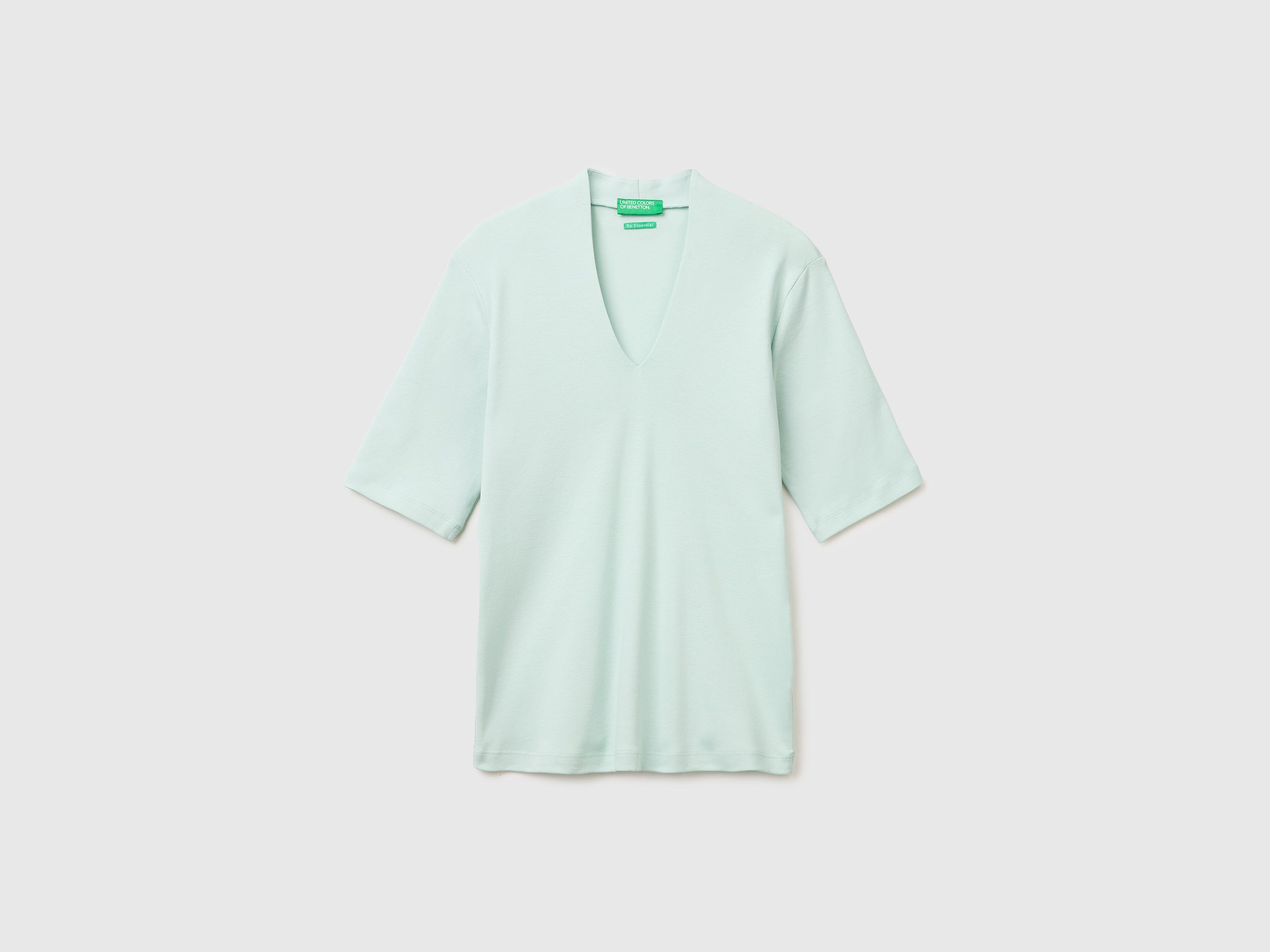 T-shirt slim fit em algodão de fibra longa - ucb_image_FS