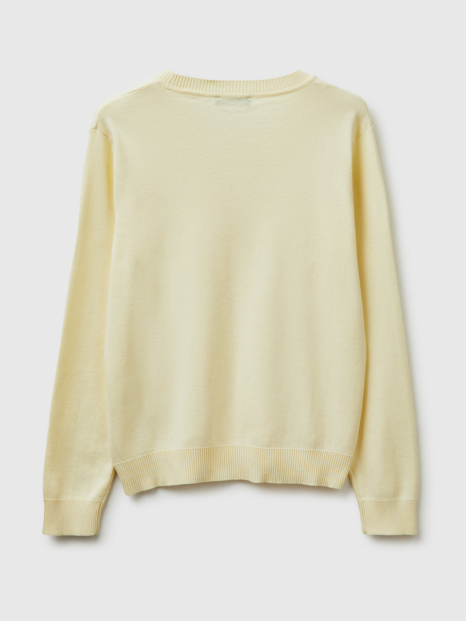 Camisola amarelo claro em algodão tricot - ucb_image_BS