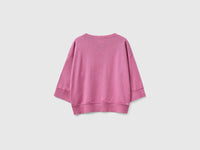 Camisola de gola redonda em algodão e lã - ucb_image_BS