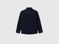 Camisa western de jeans escuro - ucb_image_BS