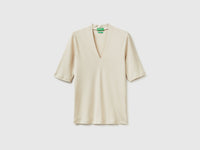 T-shirt slim fit em algodão de fibra longa - ucb_image_FS