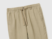 Pure linen drawstring trousers - ucb_image_FY