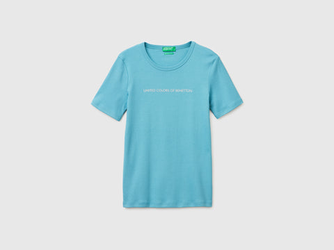 Short sleeve t-shirt with glitter logo - ucb_image_FS