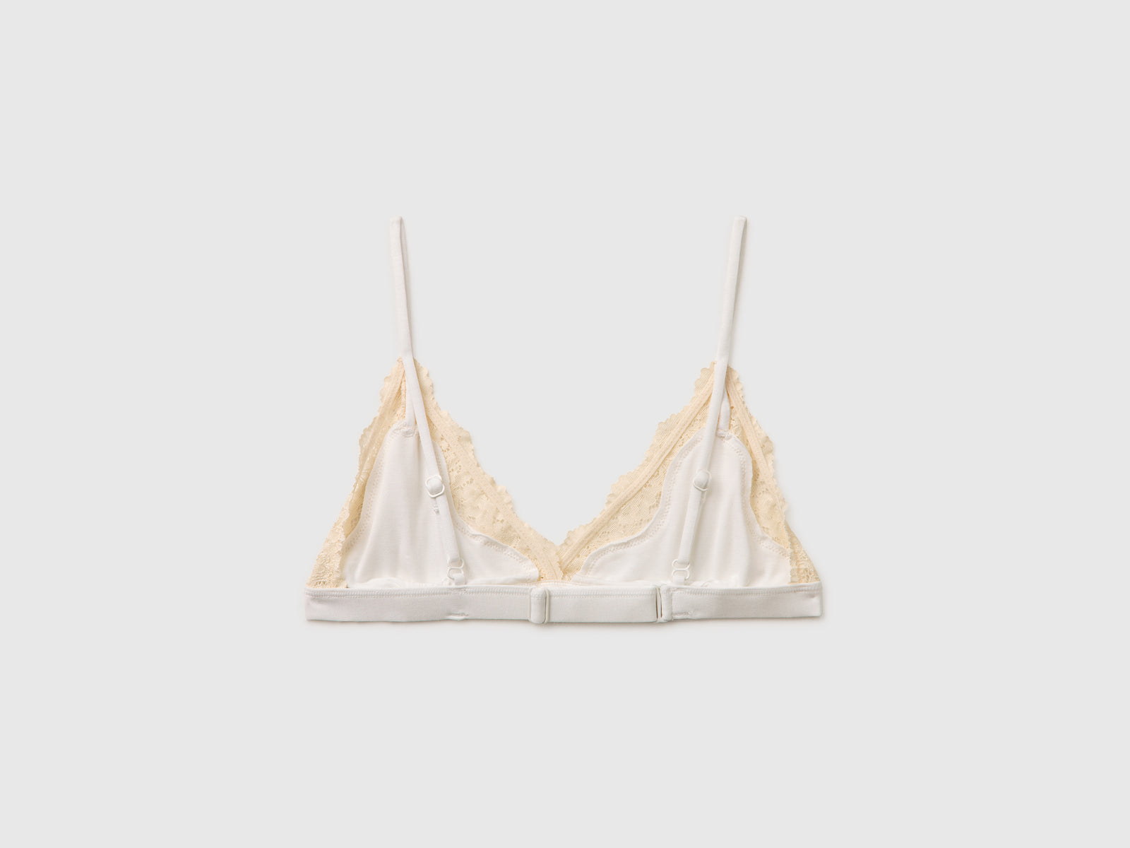 Silk blend triangle bra with lace - ucb_image_BS