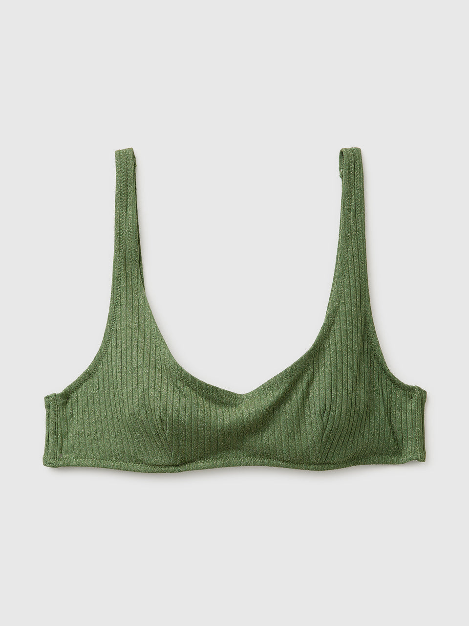 Ribbed beach bra with lurex - ucb_image_FS