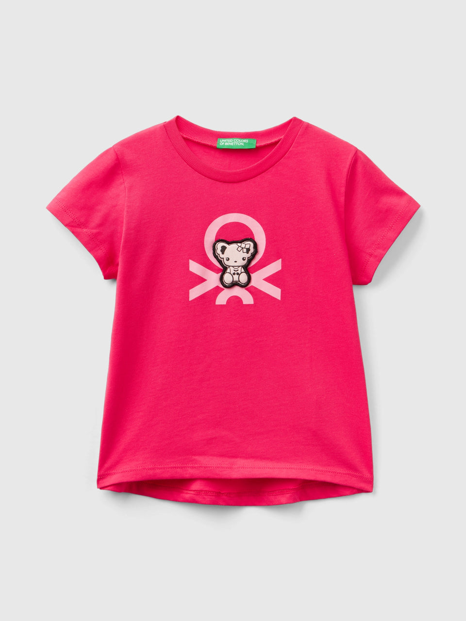 T-shirt em algodão orgânico com estampa logótipo - ucb_image_FS