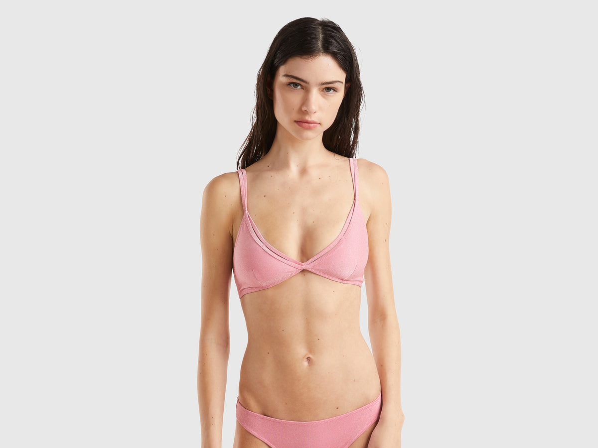 Soutien triângulo de biquíni com lurex - ucb_image_F