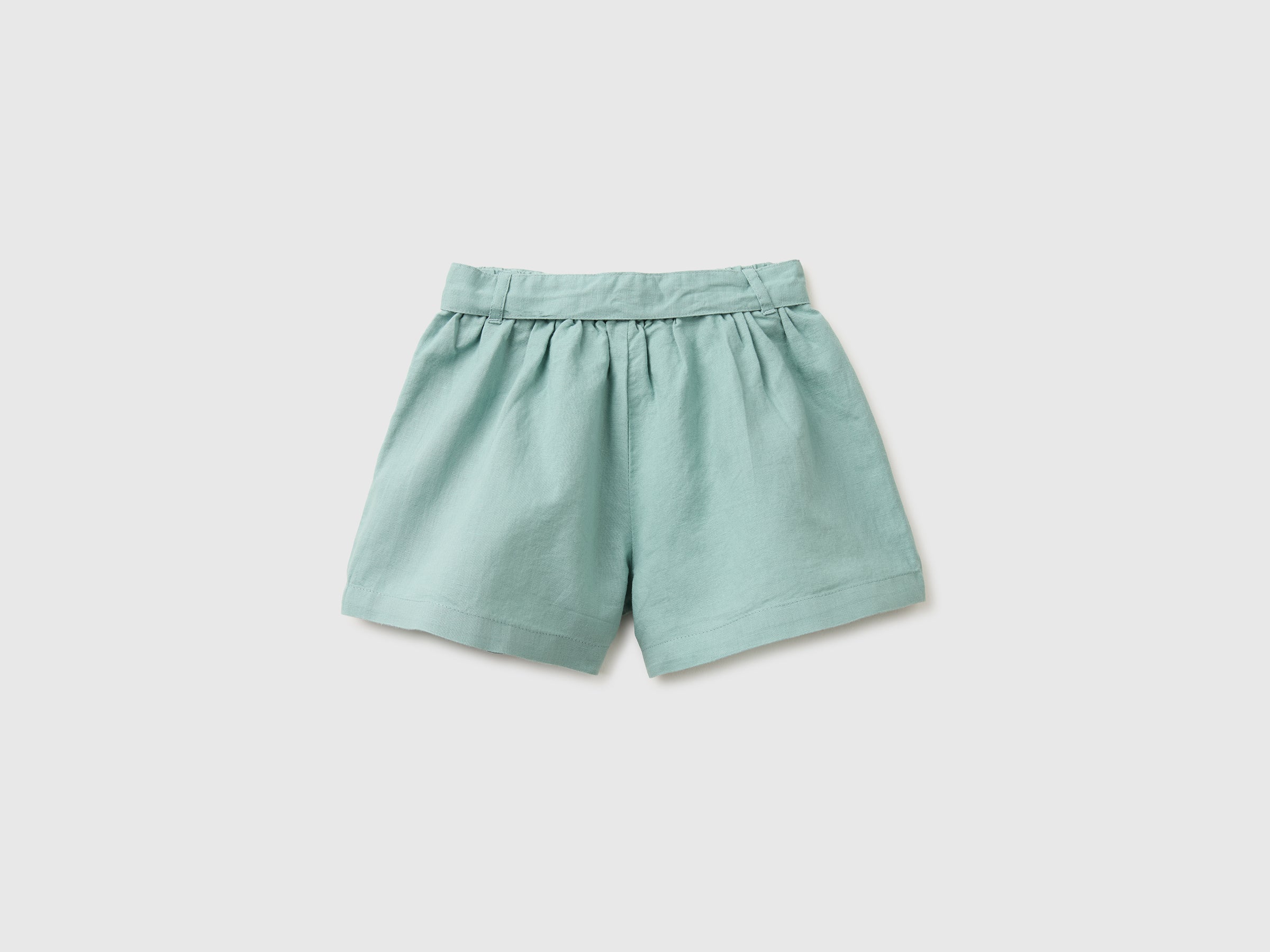 Linen blend shorts with sash - ucb_image_BS