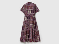 Vestido longuette com estampa bandana - ucb_image_BS
