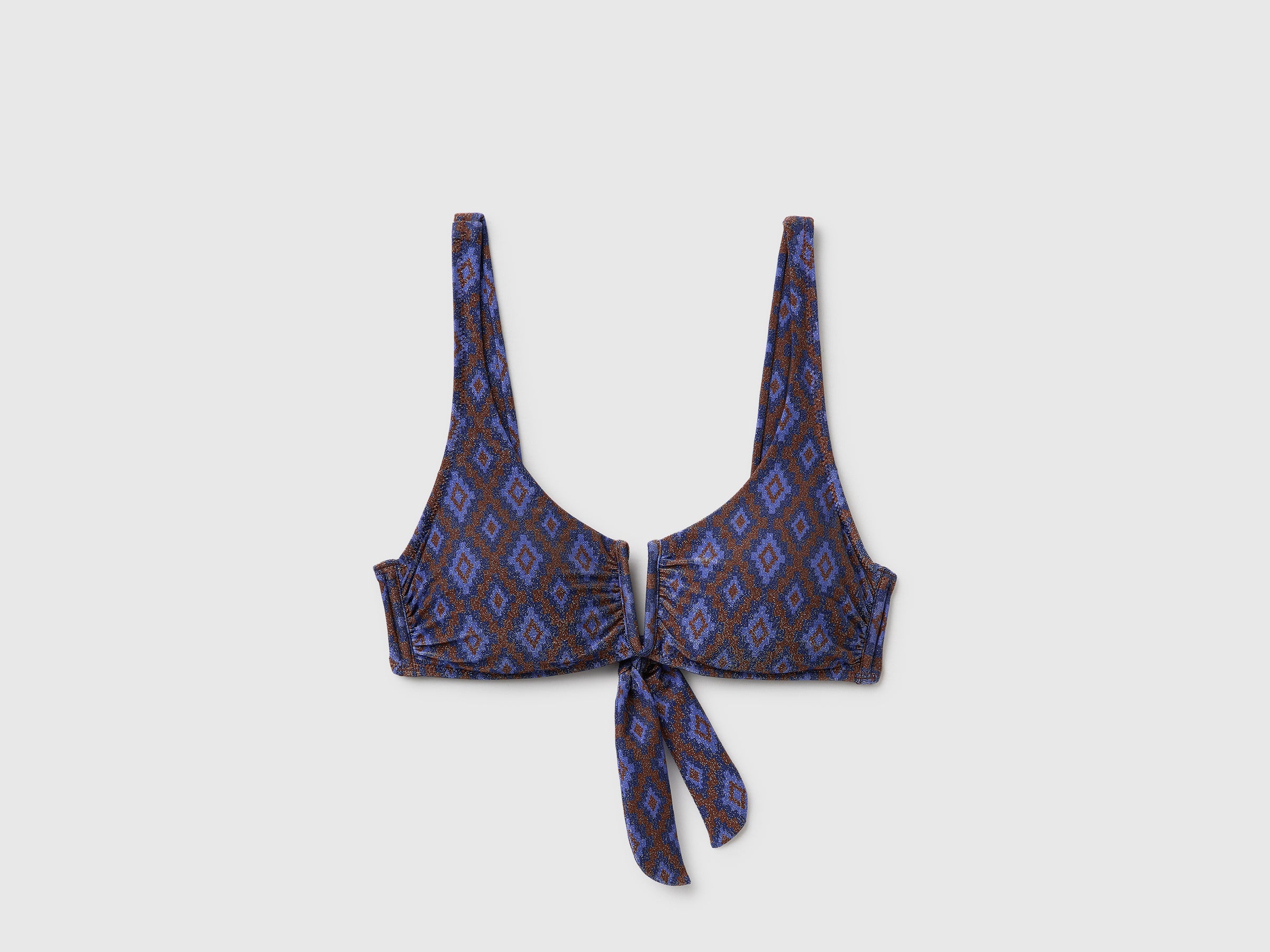 Soutien de biquíni com estampado étnico e lurex - ucb_image_FS