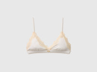 Silk blend triangle bra with lace - ucb_image_FS
