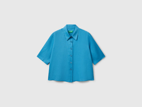 Camisa curta em puro linho - ucb_image_FS