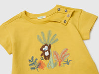 T-shirt with print and embroidery - ucb_image_DS1