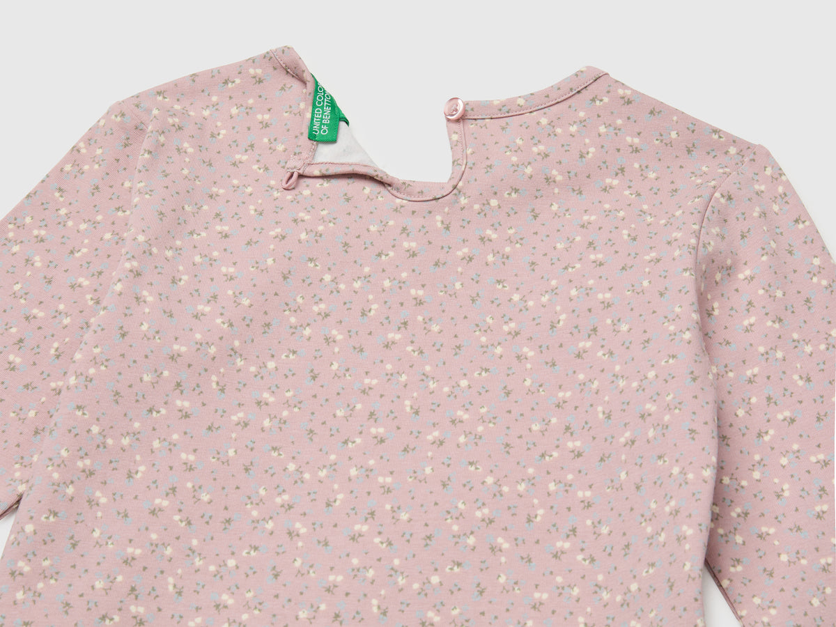 T-shirt às flores em algodão stretch - ucb_image_DS1