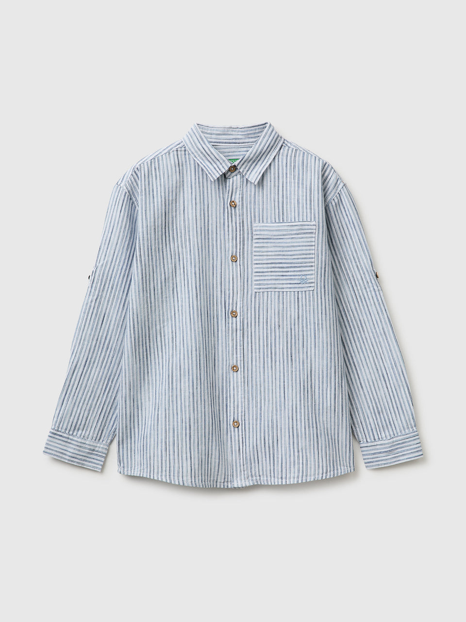Striped linen blend shirt - ucb_image_FS
