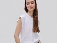 Camisola sem mangas em mistura de linho - ucb_image_FY