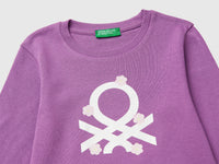 T-shirt com logótipo glitter em algodão orgânico - ucb_image_DS1