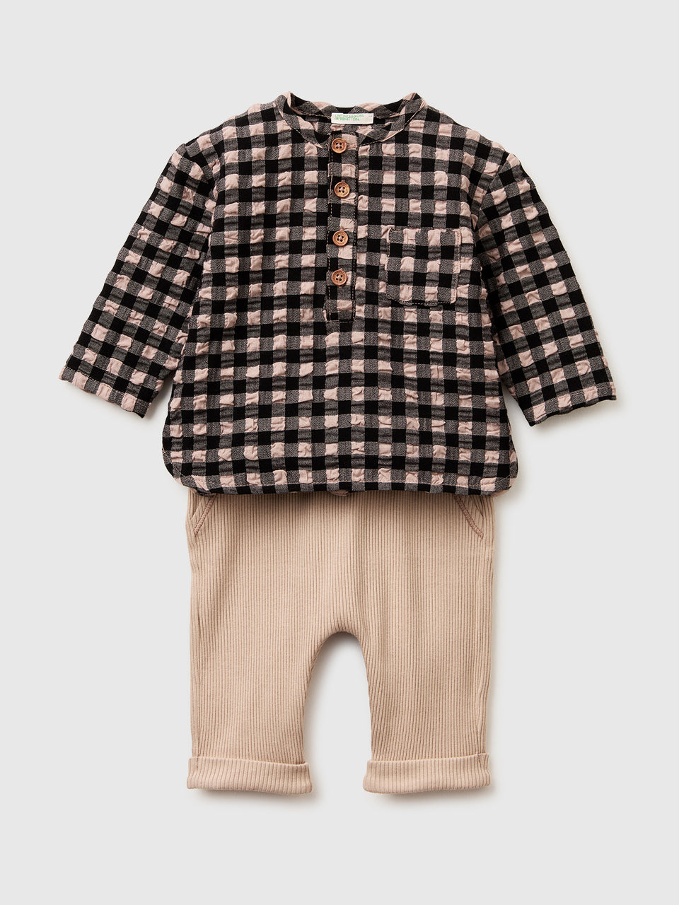 Checked shirt and trousers set - ucb_image_FS